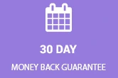 30 days money back guarantee