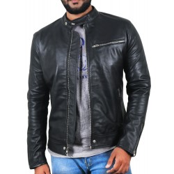 Laverapelle Men's Genuine Lambskin Leather Jacket (Racer Jacket) - 1501007