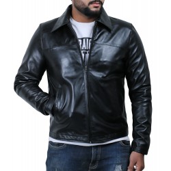 Laverapelle Men's Genuine Lambskin Leather Jacket (Aviator Jacket) - 1501034