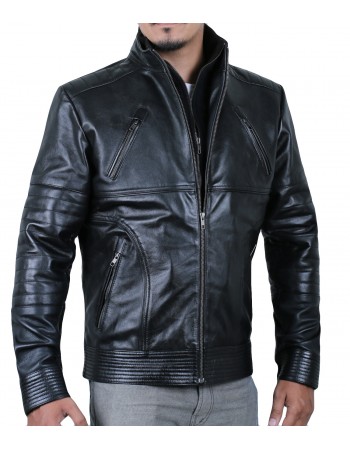Laverapelle Men's Genuine Cowhide Leather Jacket (Racer Jacket) - 1501061