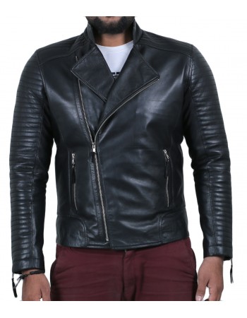 Laverapelle Men's Genuine Lambskin Leather Jacket (Fencing Jacket) - 1501118
