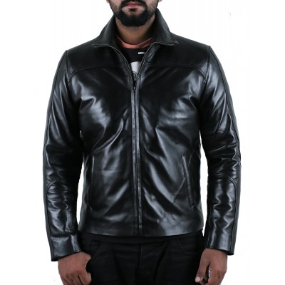 Laverapelle Men's Genuine Lambskin Leather Jacket (Aviator Jacket) - 1501137