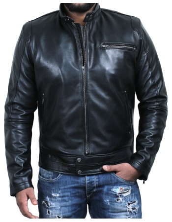 Laverapelle Men's Genuine Lambskin Leather Jacket (Racer Jacket) - 1501165 Laverapelle Men's Genuine Lambskin Leather Jacket (Racer Jacket) - 1501165