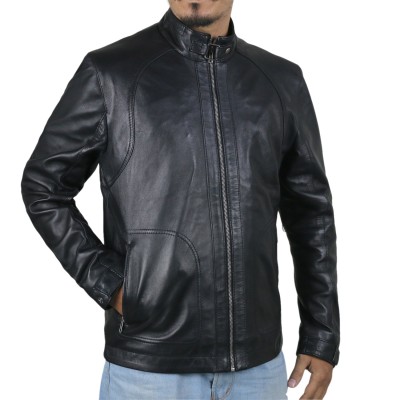 Laverapelle Men's Genuine Lambskin Leather Jacket (Classic Jacket) - 1501168