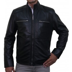 Laverapelle Men's Genuine Lambskin Leather Jacket (Classic Jacket) - 1501217