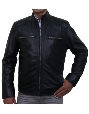 Laverapelle Men's Genuine Lambskin Leather Jacket (Classic Jacket) - 1501217