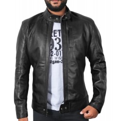 Laverapelle Men's Genuine Lambskin Leather Jacket (Classic Jacket) - 1501248