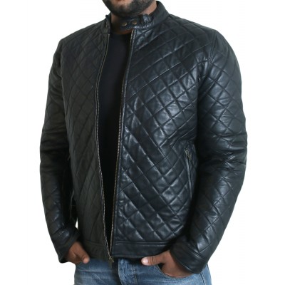 Laverapelle Men's Genuine Lambskin Leather Jacket (Fencing Jacket) - 1501324