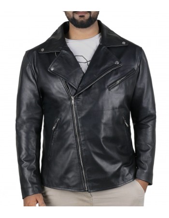 Laverapelle Men's Genuine Lambskin Leather Jacket (Rocker Jacket) - 1501325