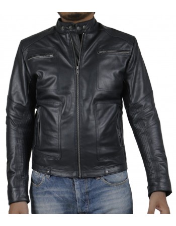 Laverapelle Men's Genuine Lambskin Leather Jacket (Fencing Jacket) - 1501339