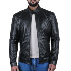 Laverapelle Men's Genuine Lambskin Leather Jacket (Racer Jacket) - 1501343