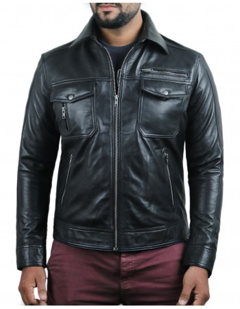 Laverapelle Men's Genuine Lambskin Leather Jacket (Regal Jacket) - 1501375 Laverapelle Men's Genuine Lambskin Leather Jacket (Regal Jacket) - 1501375