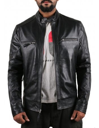 Laverapelle Men's Genuine Lambskin Leather Jacket (Racer Jacket) - 1501394 Laverapelle Men's Genuine Lambskin Leather Jacket (Racer Jacket) - 1501394