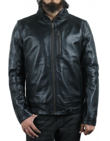 Laverapelle Men's Genuine Lambskin Leather Jacket (Racer Jacket) - 1501411 Laverapelle Men's Genuine Lambskin Leather Jacket (Racer Jacket) - 1501411