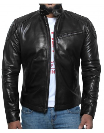 Laverapelle Men's Genuine Lambskin Leather Jacket (Fencing Jacket) - 1501423