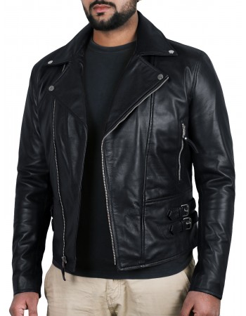 Laverapelle Men's Genuine Lambskin Leather Jacket (Double Rider Jacket) - 1501429
