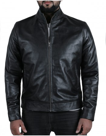Laverapelle Men's Genuine Cowhide Leather Jacket (Racer Jacket) - 1501440