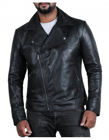 Laverapelle Men's Genuine Lambskin Leather Jacket (Rocker Jacket) - 1501453