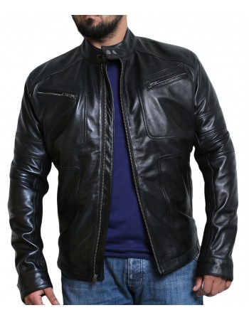 Laverapelle Men's Genuine Lambskin Leather Jacket (Racer Jacket) - 1501476 Laverapelle Men's Genuine Lambskin Leather Jacket (Racer Jacket) - 1501476