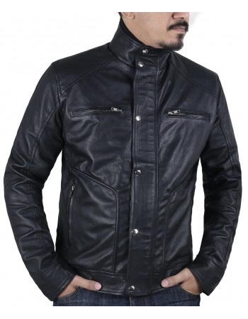 Laverapelle Men's Genuine Lambskin Leather Jacket (Fencing Jacket) - 1501482 Laverapelle Men's Genuine Lambskin Leather Jacket (Fencing Jacket) - 1501482