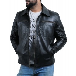 Laverapelle Men's Genuine Lambskin Leather Jacket (Aviator Jacket) - 1501487