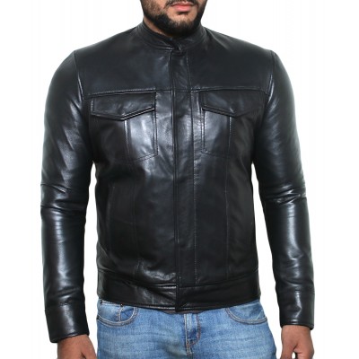 Laverapelle Men's Genuine Lambskin Leather Jacket (Regal Jacket) - 1501494
