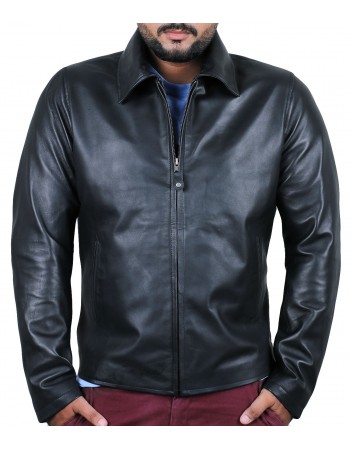 Laverapelle Men's Genuine Lambskin Leather Jacket (Aviator Jacket) - 1501497