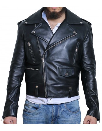 Laverapelle Men's Genuine Lambskin Leather Jacket (Double Rider Jacket) - 1501506