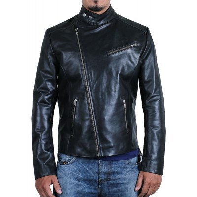 Laverapelle Men's Genuine Cowhide Leather Jacket (Fencing Jacket) - 1501544