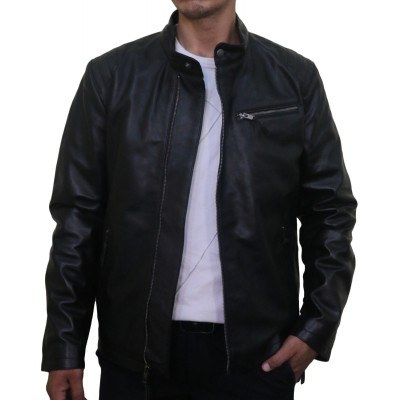 Laverapelle Men's Genuine Lambskin Leather Jacket (Fencing Jacket) - 1501548