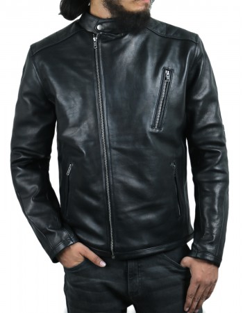 Laverapelle Men's Genuine Cowhide Leather Jacket (Fencing Jacket) - 1501581