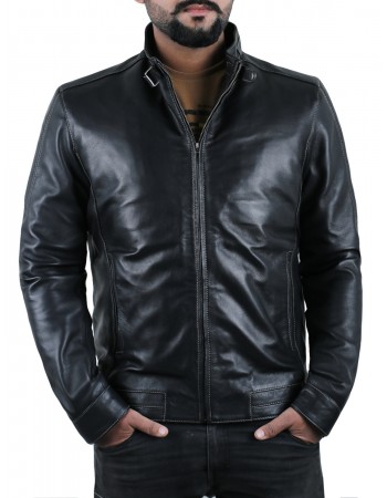 Laverapelle Men's Genuine Lambskin Leather Jacket (Classic Jacket) - 1501637