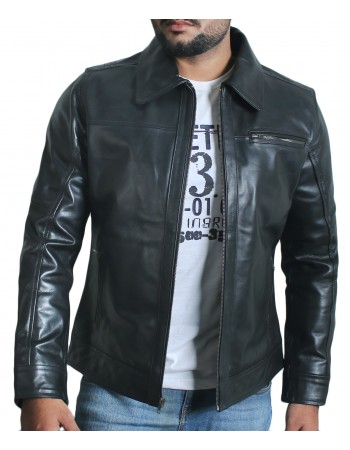 Laverapelle Men's Genuine Cowhide Leather Jacket (Aviator Jacket) - 1501650
