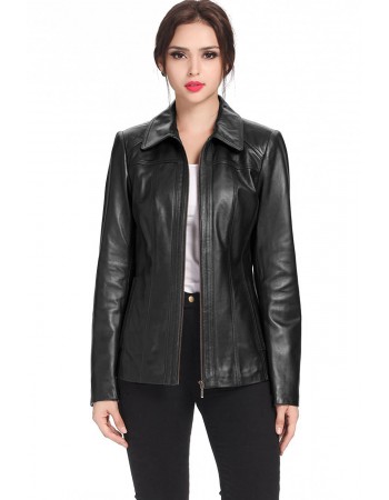 Laverapelle Women's Genuine Lambskin Leather Jacket (Classic Jacket) - 1521660 Laverapelle Women's Genuine Lambskin Leather Jacket (Classic Jacket) - 1521660