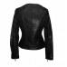 Laverapelle Women's Genuine Lambskin Leather Jacket (Double Rider Jacket) - 1521665