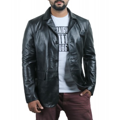Laverapelle Men's Genuine Lambskin Leather Jacket (Blazer Jacket) - 1501831