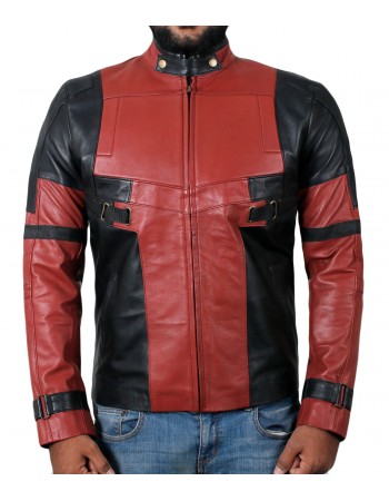 Laverapelle Men's Deadpool Ryan Reynolds Genuine Leather Jacket (Fencing Jacket) - 1501847