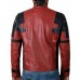 Laverapelle Men's Deadpool Ryan Reynolds Genuine Leather Jacket (Fencing Jacket) - 1501847