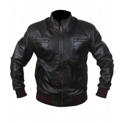 Laverapelle Men's Genuine Lambskin Leather Jacket (Bomber Jacket) - 1501789
