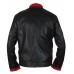 Laverapelle Men's BATMAN DARK KNIGHT Christian Bale Lambskin Leather Jacket  (Racer Jacket) - 1501777