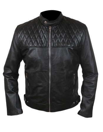 Laverapelle Men's Quilted Top Genuine Real Sheep Leather Fashion Jacket (Racer Jacket) - 1501788 Laverapelle Men's Quilted Top Genuine Real Sheep Leather Fashion Jacket (Racer Jacket) - 1501788