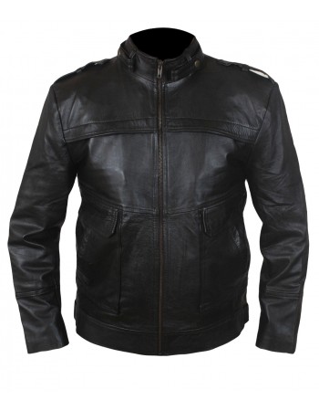 Laverapelle Men's Genuine Lambskin Leather Jacket (Officer Jacket) - 1501790