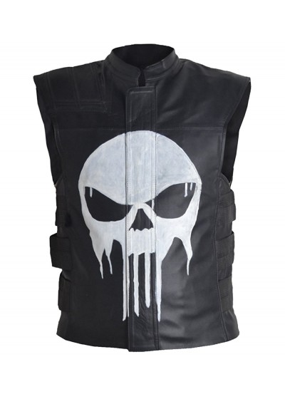 Laverapelle Men's Synthetic Leather Waist (Biker Vest) - 1703010