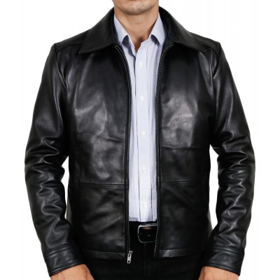Laverapelle Men's Genuine Lambskin Leather Jacket (Classic Jacket) - 1701018