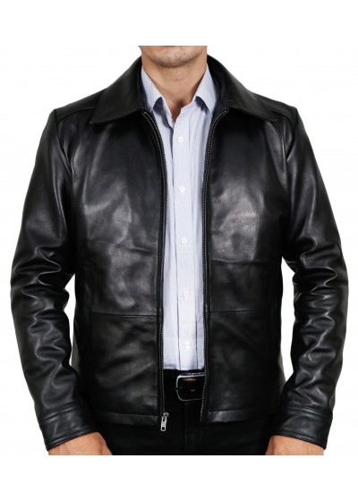 Laverapelle Men's Genuine Lambskin Leather Jacket (Classic Jacket) - 1701018