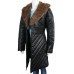 Laverapelle Women's Genuine Lambskin Leather Coat (Shearling Coat) - 1722035