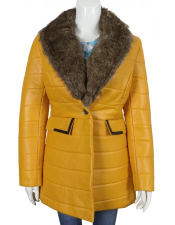 Laverapelle Women's Genuine Lambskin Leather Coat (Shearling Coat) - 1722040 Laverapelle Women's Genuine Lambskin Leather Coat (Shearling Coat) - 1722040