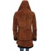 Laverapelle Women's Genuine Cow suede Leather Coat (Hooded) - 1722041