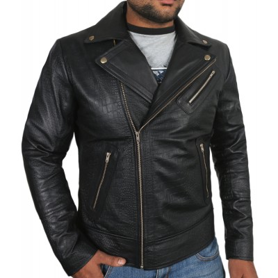 Laverapelle Men's Genuine Lambskin Leather Jacket (Double Rider Jacket) - 1701055