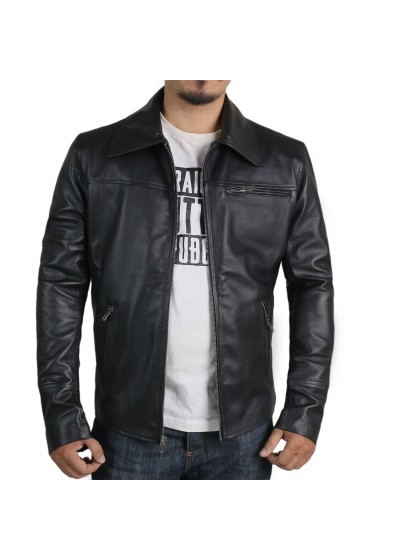 Laverapelle Men's Genuine Lambskin Leather Jacket (Aviator Jacket) - 1801004